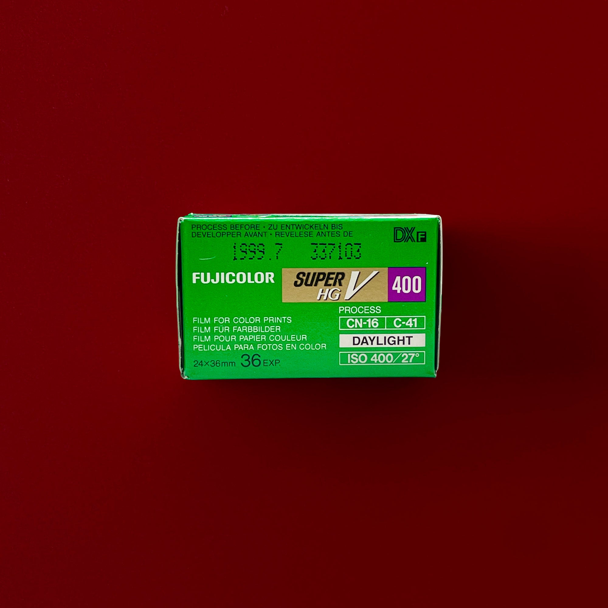 Fujicolor Super HG V 400 -1999 | Vintage Color Film